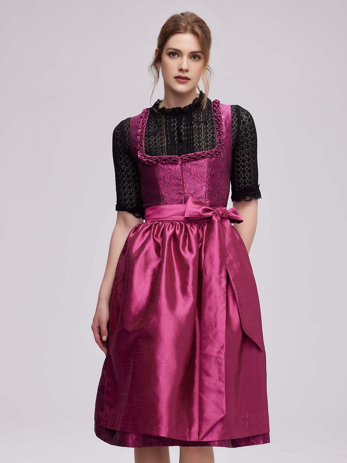 Dirndl Hellgrau in eleganter Ausführung