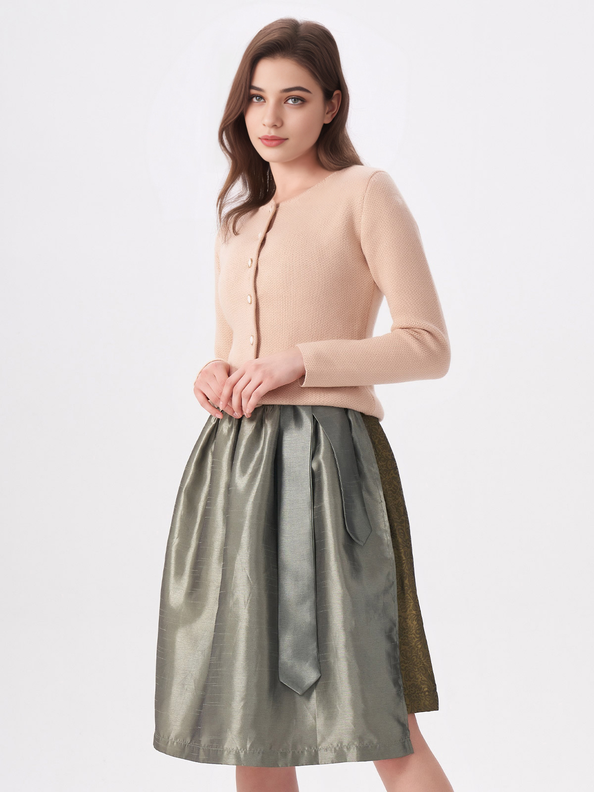 Dirndl samt rot in eleganter Ausführung