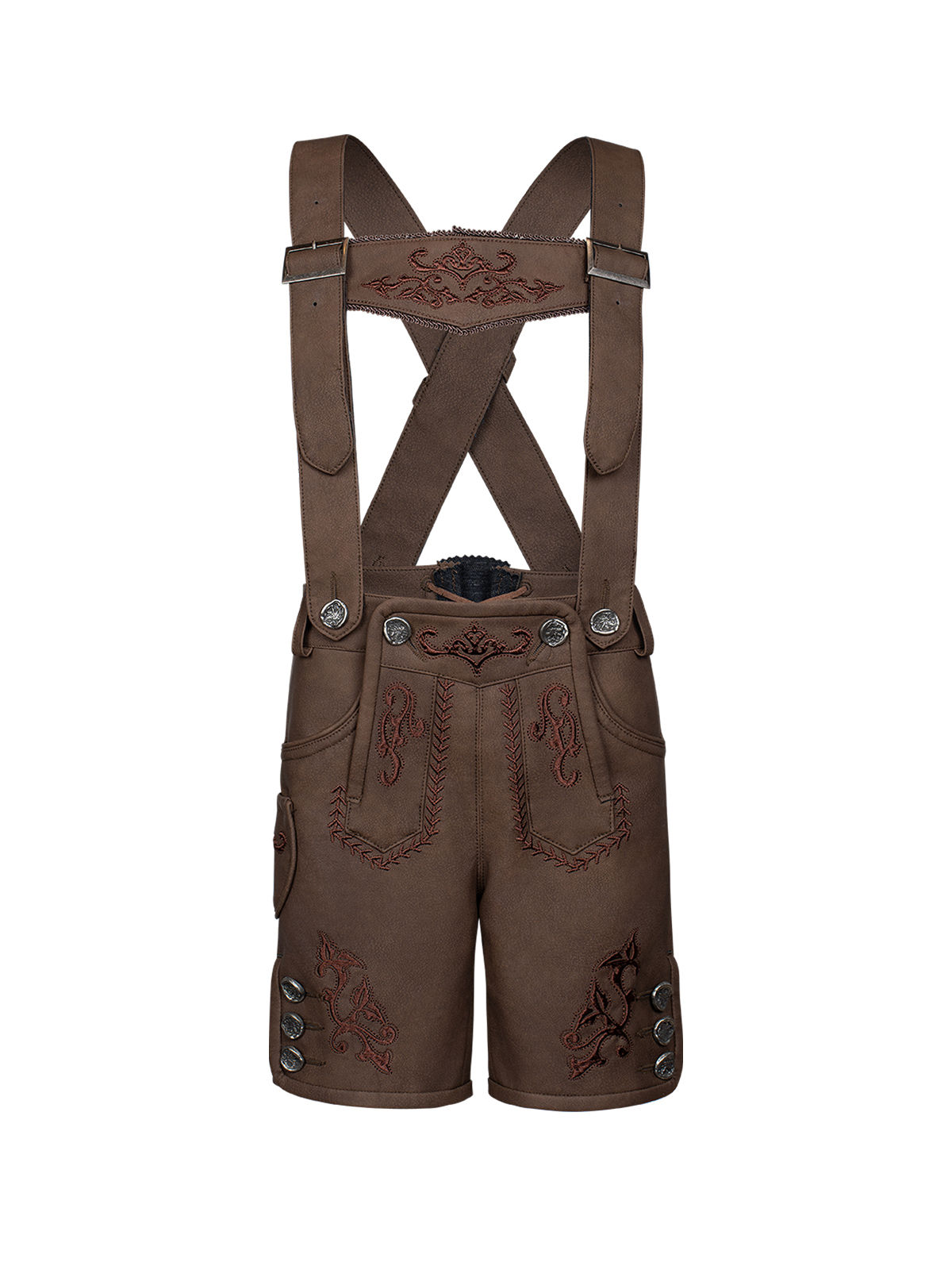 Modernes Dirndl mit Spitzenbluse