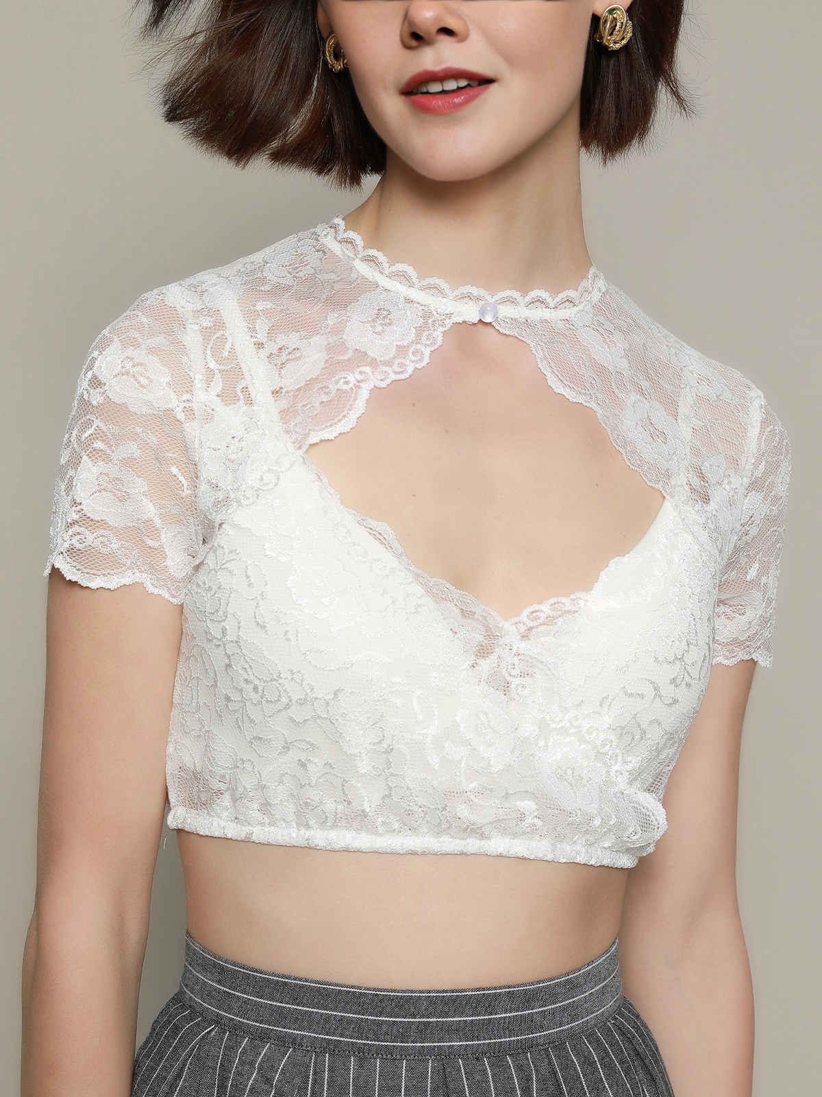 Dirndl Mint Grün mit weißer Bluse