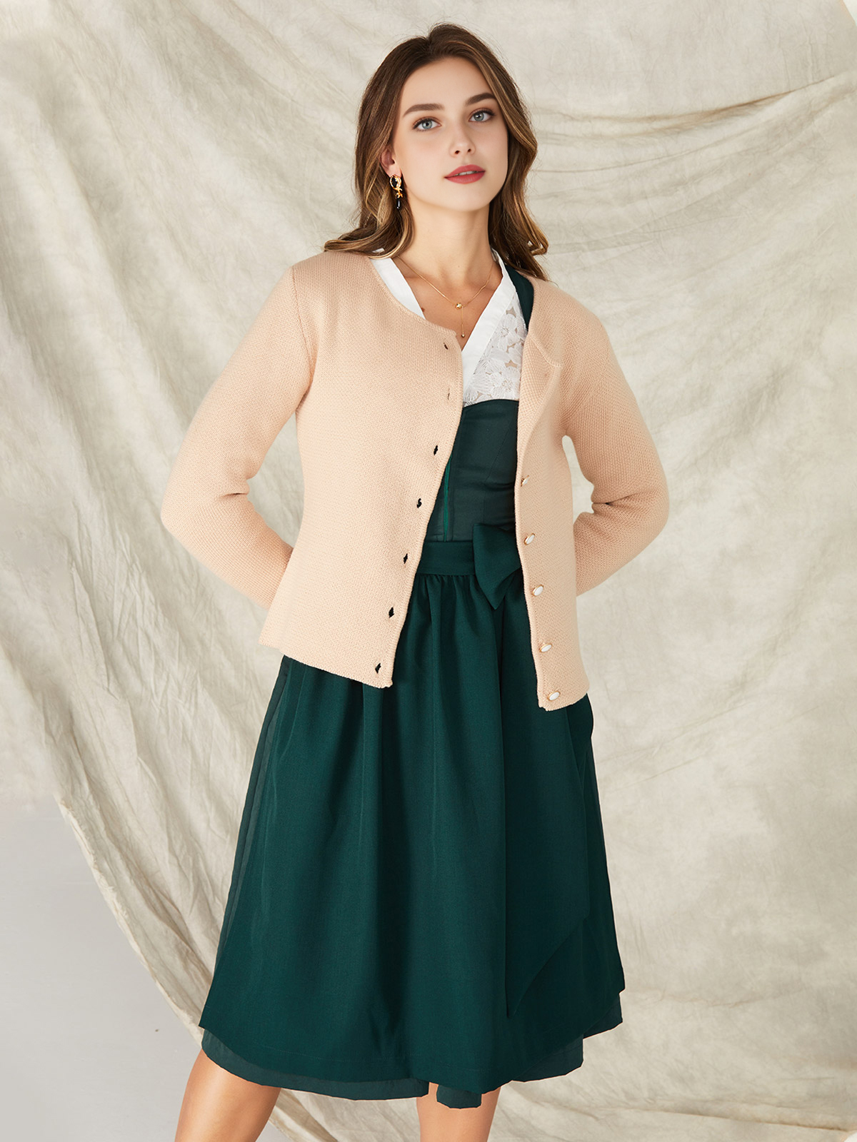 Wildleder Dirndl in Braun