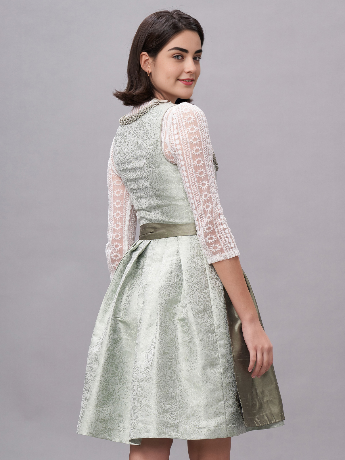 Dirndl für Kleinkinder in Grün