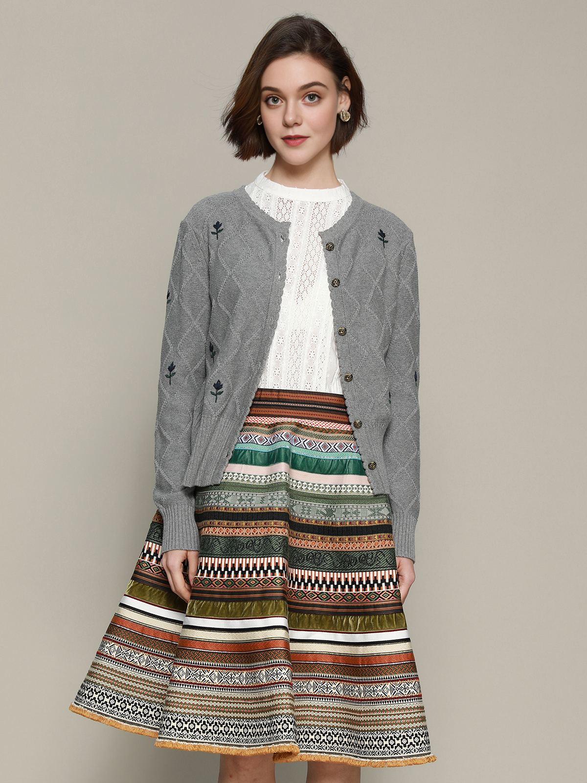 Modernes Dirndl in Grün