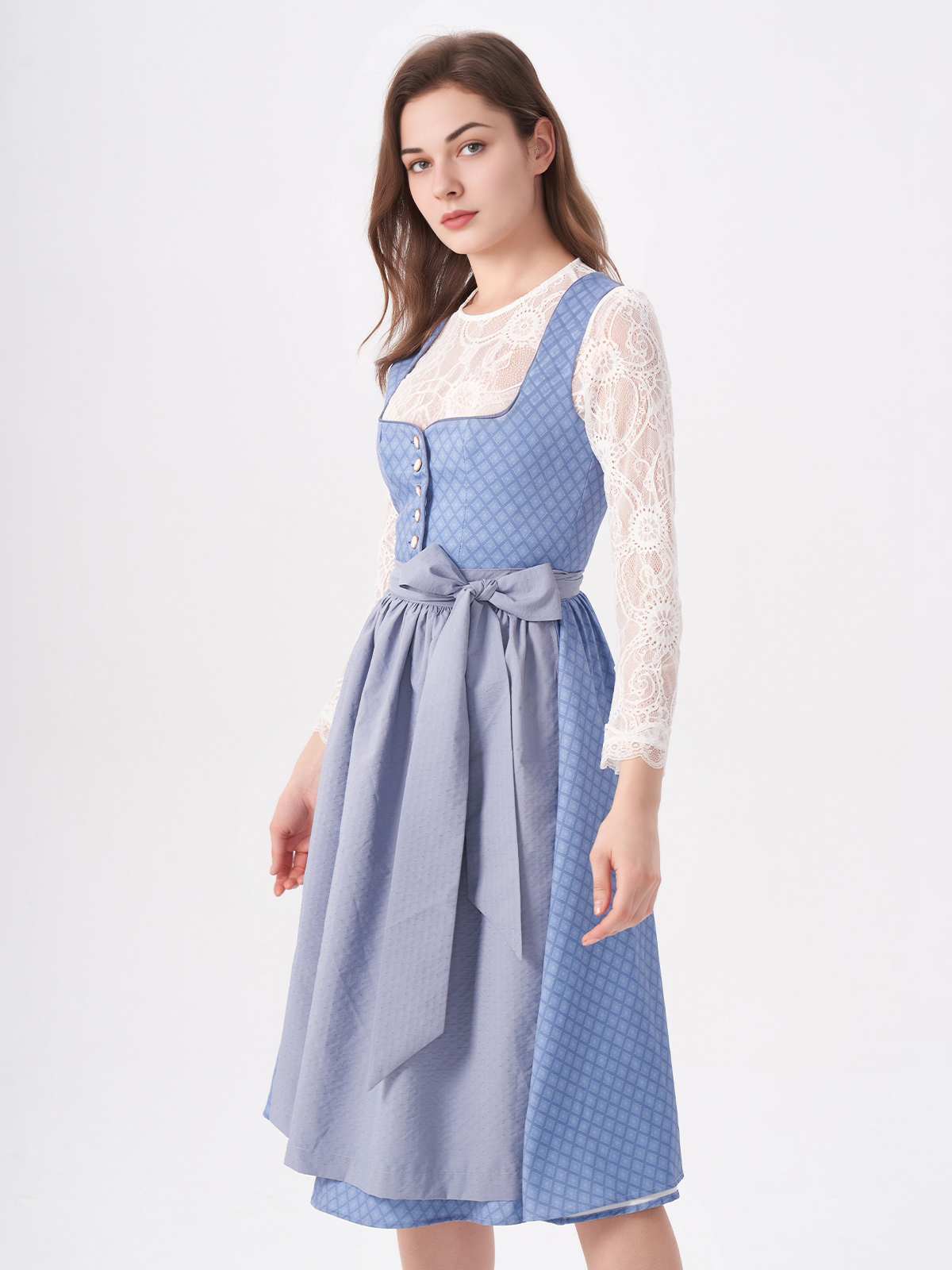 Dirndl in Blau – perfekt für Festivals und Hochzeiten